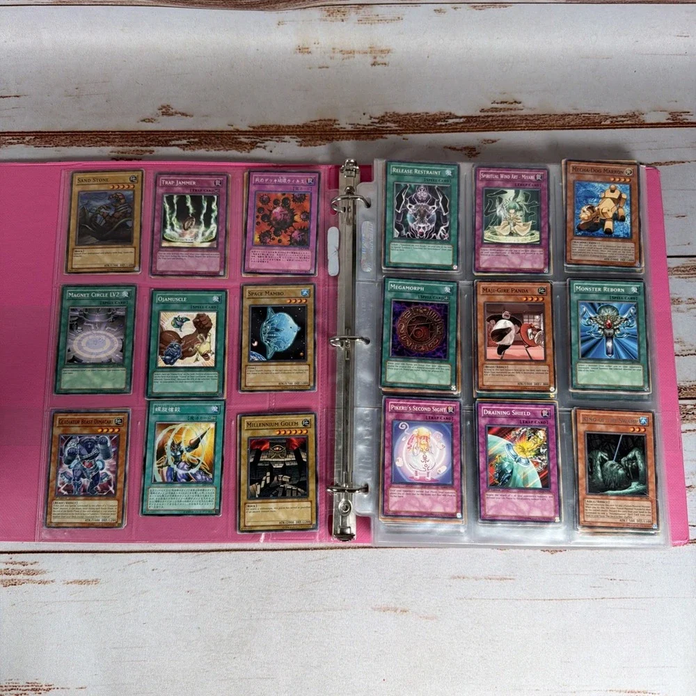Vintage Yu-Gi-Oh! Trading Card Lot 252 Cards Mixed Holo Collection Binder